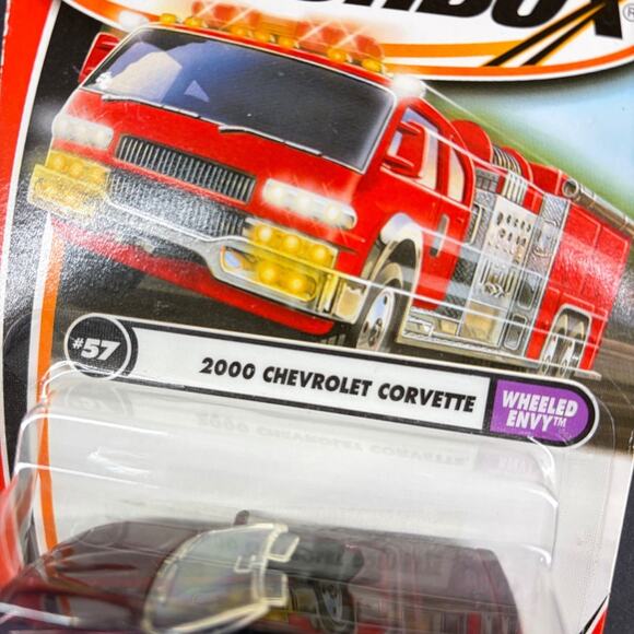Matchbox 2000 Chevrolet Corvette #57 Of 75 Wheeled Envy Series New Sealed - Picture 2 of 5